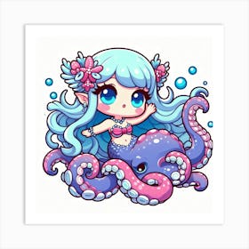 Miniature Mermaid 10 Art Print