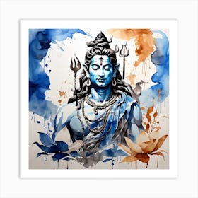 Lord shiva Art Print