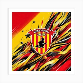 Benevento Calcio Logo Wall Art Art Print