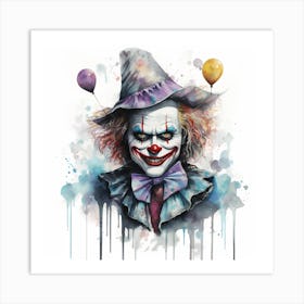 Clown - It Art Print