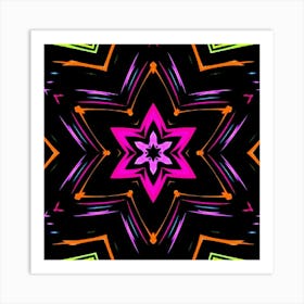 Abstract Abstract Psychedelic Pattern Poster