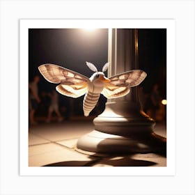 Moth At Night 1 Art Print