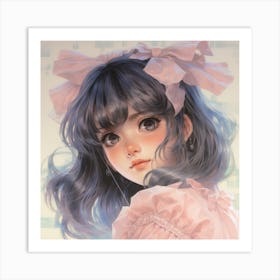 Anime Girl 8 Art Print