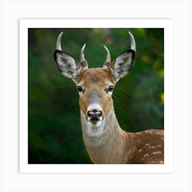 Deer Head 2 Art Print