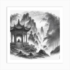 Chinese Pagoda 4 Art Print