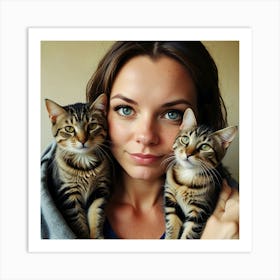 Default Childless Cat Lady 1 Art Print