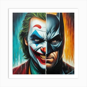 Batman And Joker 5 Art Print