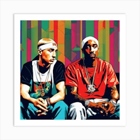 PAC & Eminem Art Print