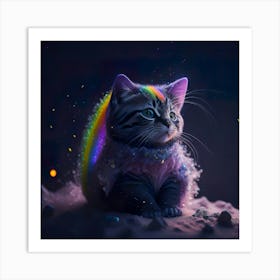 Cat Galaxy (66) Art Print