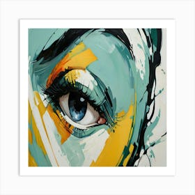 Eye Of A Woman Art Print