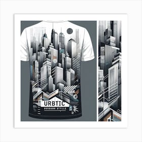 Urban City Art Print