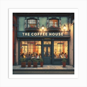Coffee House Art Print