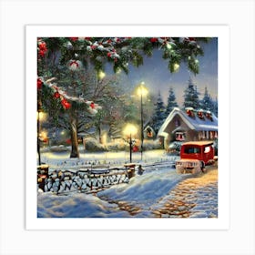 Merry Christmas Art Print