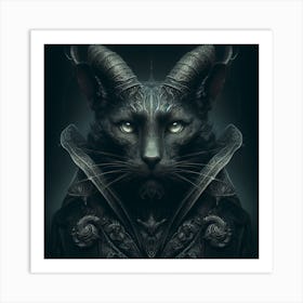 Demon Cat Art Print