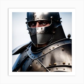 Knight In Armor Art Print