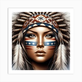 Indian Woman 1 Art Print