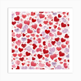 Valentine'S Day Background 2 Art Print