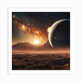 Nasa Space Painting 1 Art Print