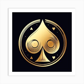 Ace Of Spades Art Print