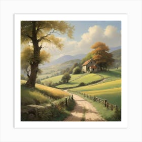 Country Road art print 3 Art Print