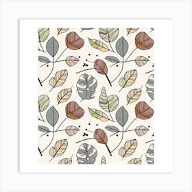 Autumn Leaves Art Print