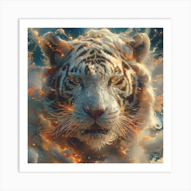 White Tiger 2 Art Print