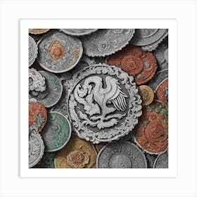 Russian Coins Art Print