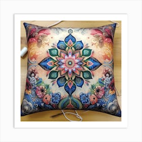 Mandala Pillow 1 Art Print