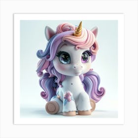 Little Unicorn 21 Art Print