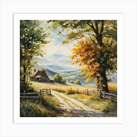 Country Road 10 Art Print