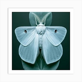 White Moth Art Print