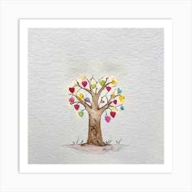 Tree Of Love Art Print