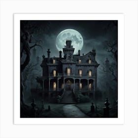 Haunted House 2 Art Print