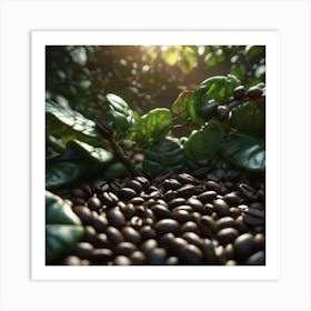 Coffee Beans 144 Art Print