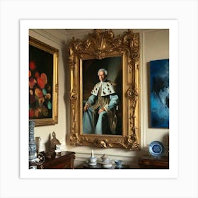 Portrait Of King Charles Ii Art Print