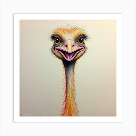 Ostrich 10 Art Print