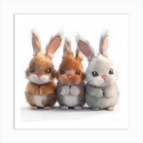 Bunny Rabbits Art Print