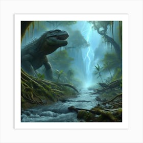 Jungle Monster Art Print