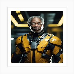 Morgan Freeman Art Print