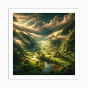 Valley Of Clouds 1 Art Print