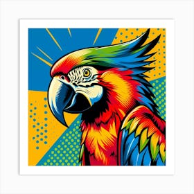 Pop Parrot Art Print