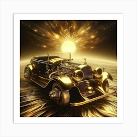 Steampunk Car Art Print