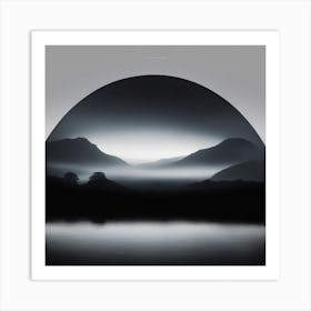 Black And White Landscape Art Print