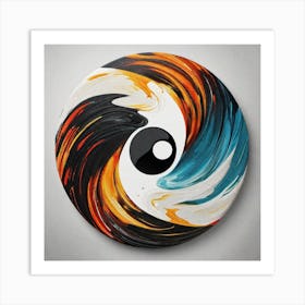 Yin Yang 3 Art Print