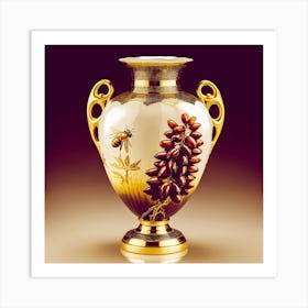 Bee Vase Poster