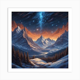 Starry Night 5 Art Print