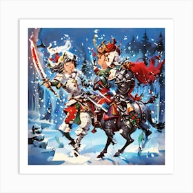 Kings Of Christmas Art Print