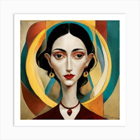 Contemporary Artwork Inspired By Amedeo Modigliani 1 Art Print