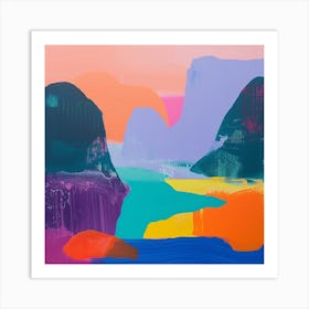 Abstract Travel Collection Thailand 3 Art Print