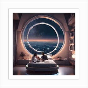 Futuristic Bedroom 9 Art Print